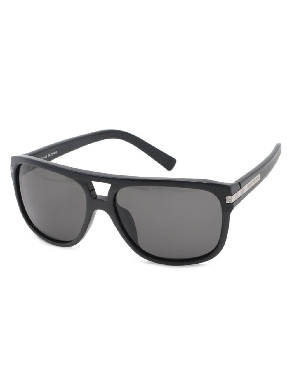 Louis Vuitton Sunglasses Eyewear Wellington Shape Smoke Lens Black